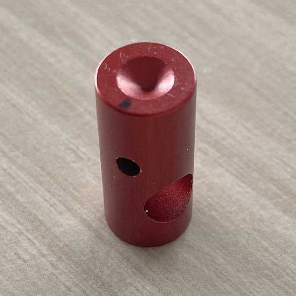 anodized aluminum knob for the air treatment industry